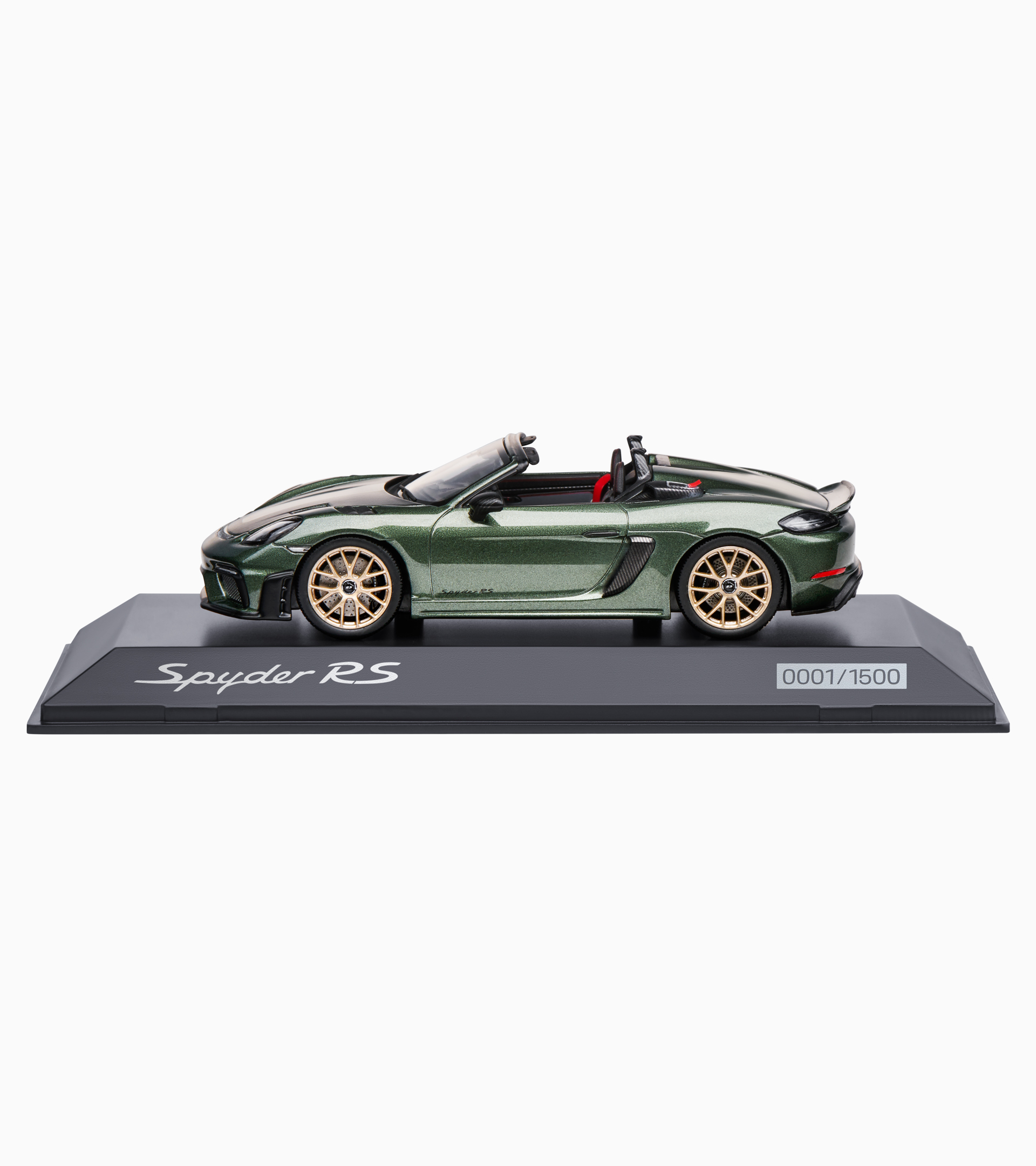 Porsche Boxster ミニカーセット 赤 緑 Модель авто Porsche 718 Spyder RS 982 темно-зелений червоний 1:43
