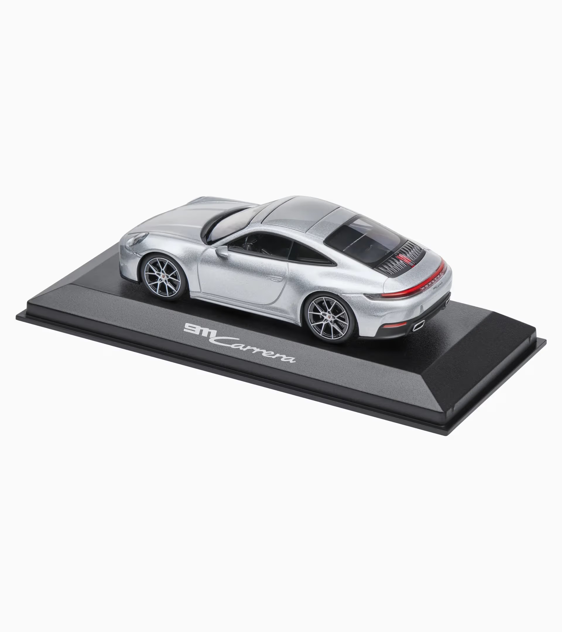 Модель авто Porsche 911 Carrera Coupé 992.2 сріблястий GT чорний 1