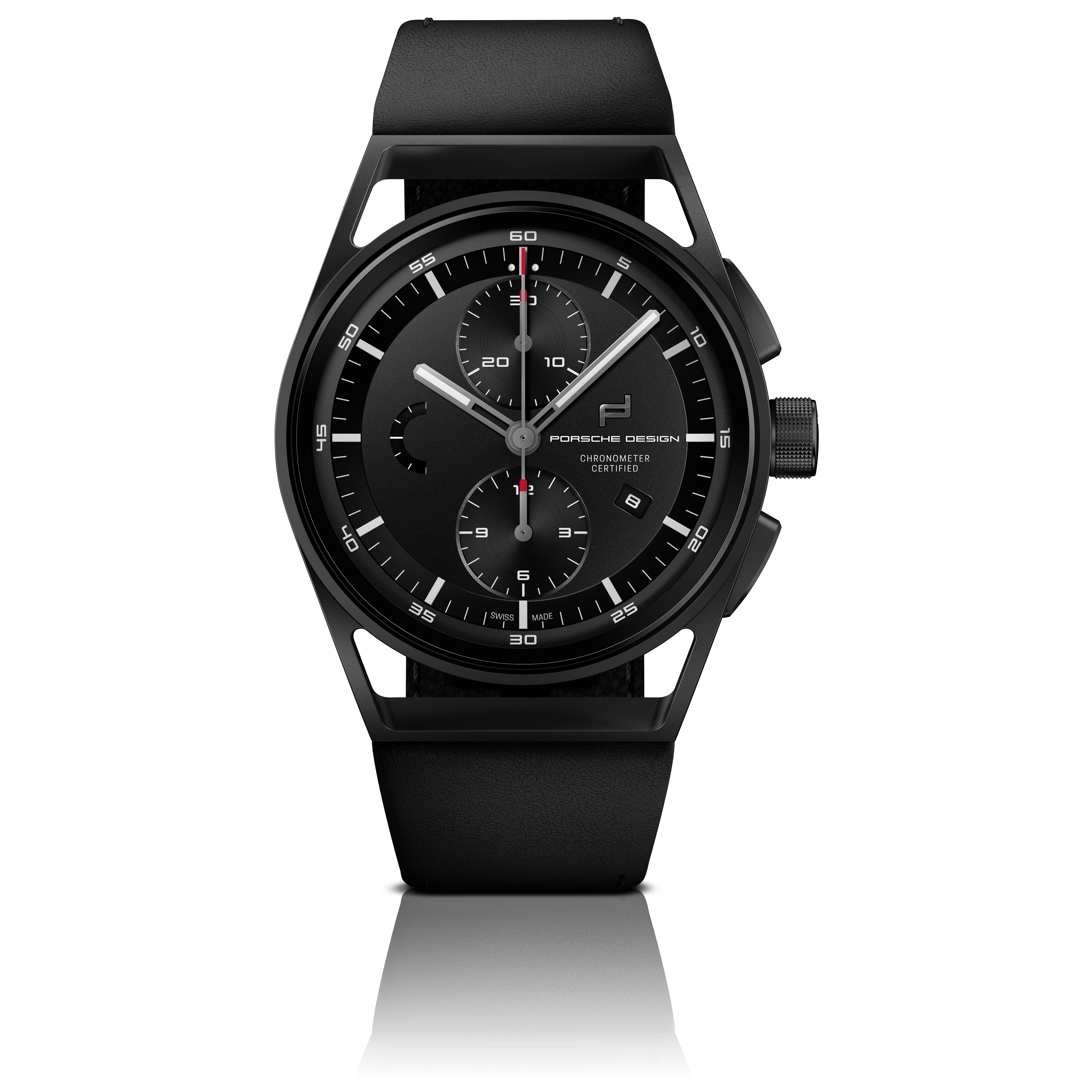 Хронограф спортивний Porsche Design, Black & Leather