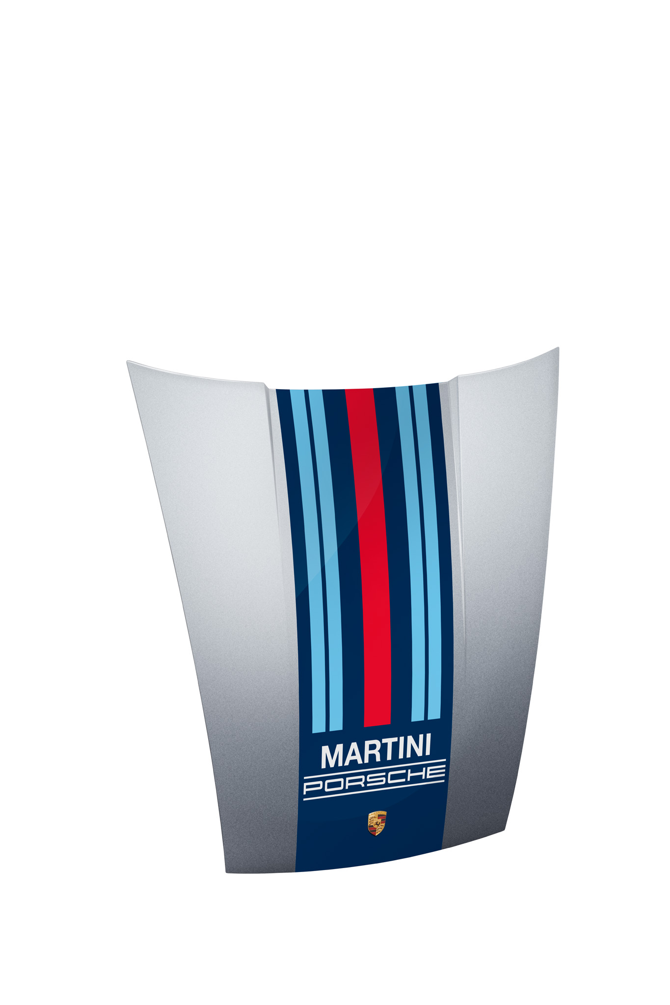 Капот 911, без Lollipop, сріблястий/блакитний/червоний/білий - MARTINI RACING