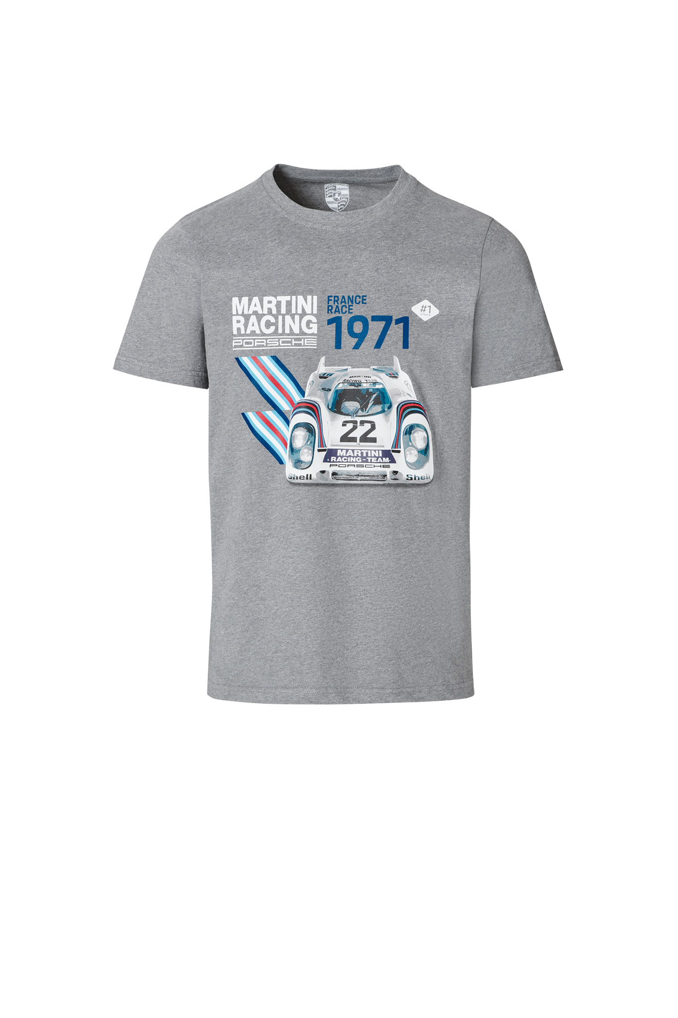Футболка колекційна, Унісекс, №20, сірий меланж - MARTINI RACING