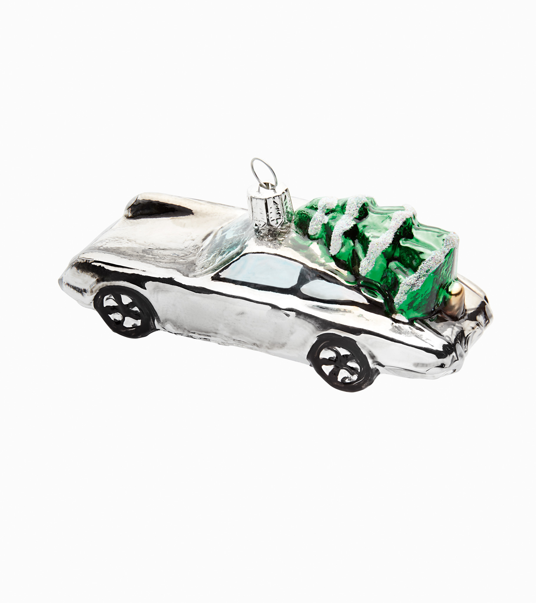 Іграшка різдвяна Porsche 911 срібляста