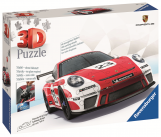 Пазл 3D Porsche GT3 Cup Salzburg 108 елементів червоний білий