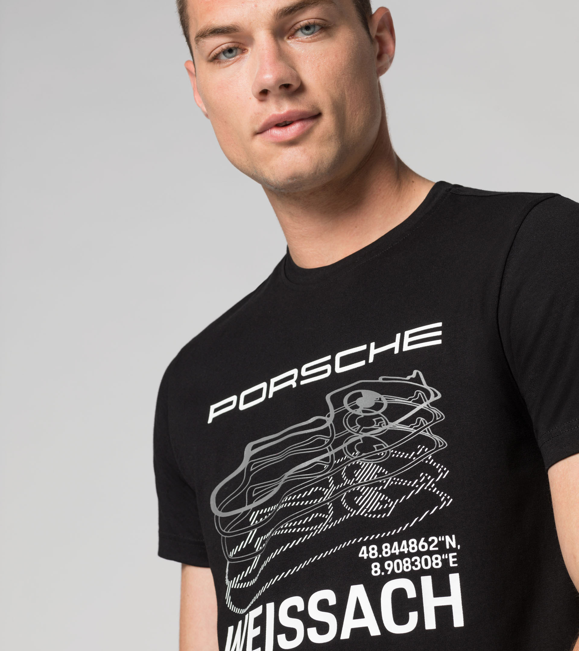 Футболка чоловіча Porsche Вайссах чорна Essential