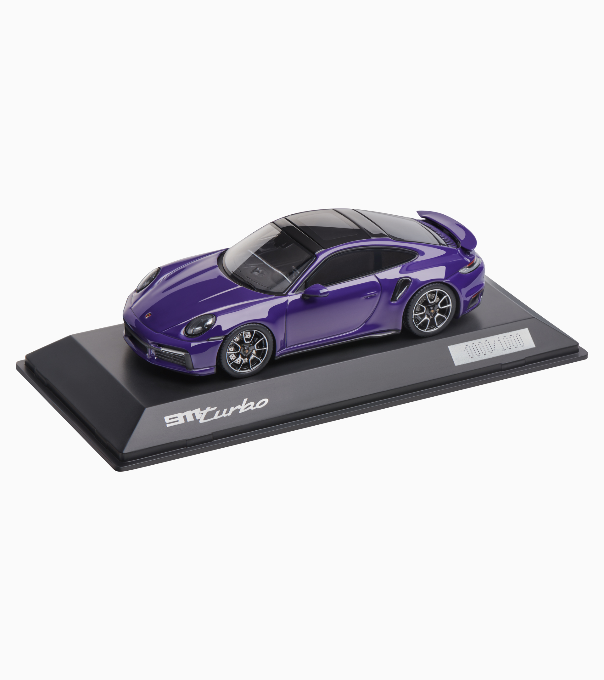 Модель авто Porsche 911 Turbo (992) ultra violet black, 1:43 -  обмежений випуск