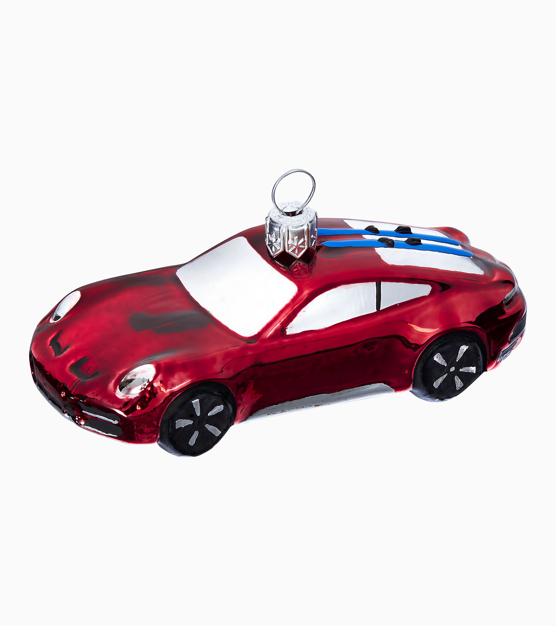 Іграшка різдвяна Porsche No. 5 червона
