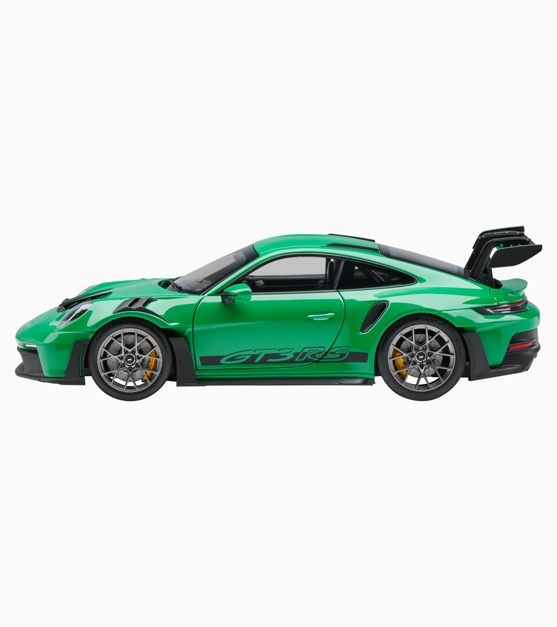 Модель авто Porsche 911 GT3 RS (992) openable 1:18 – Pythongreen