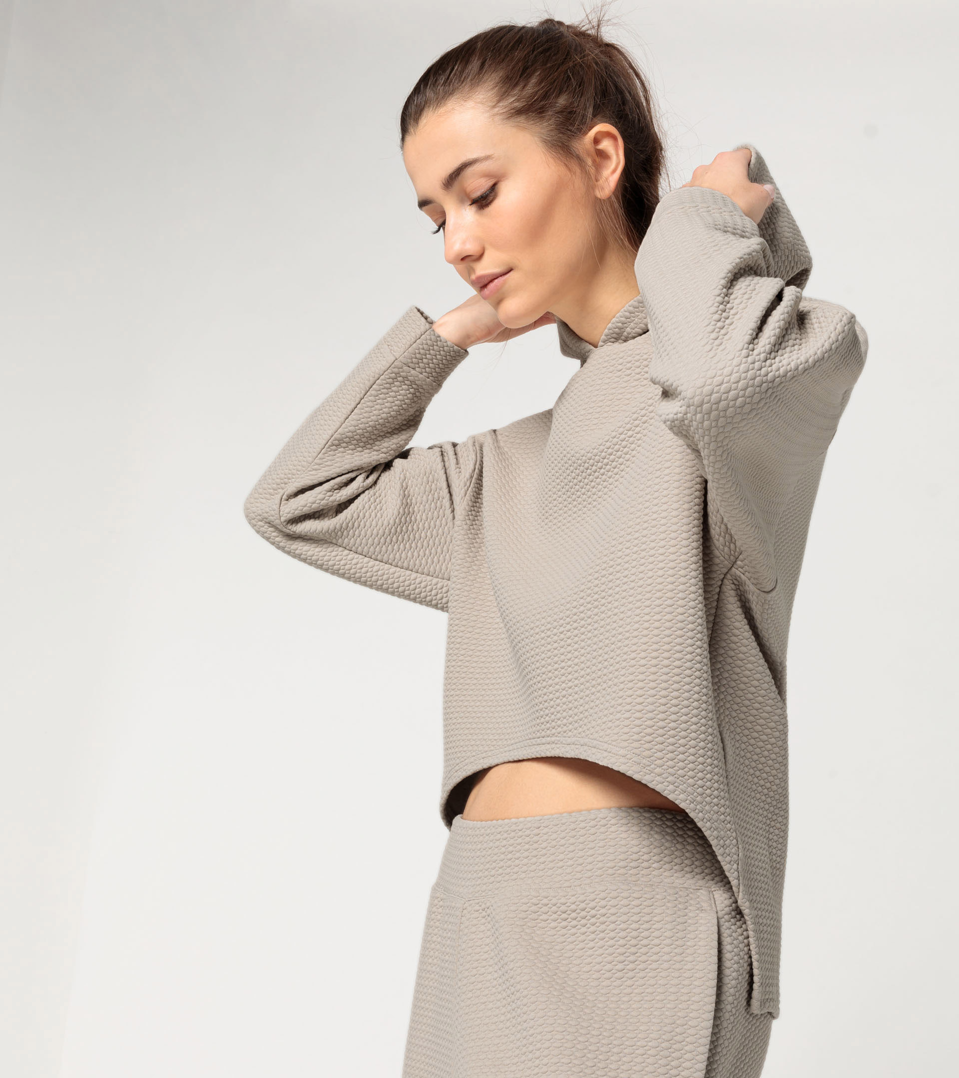 Худі текстурний Porsche жіночий калахарі Sports