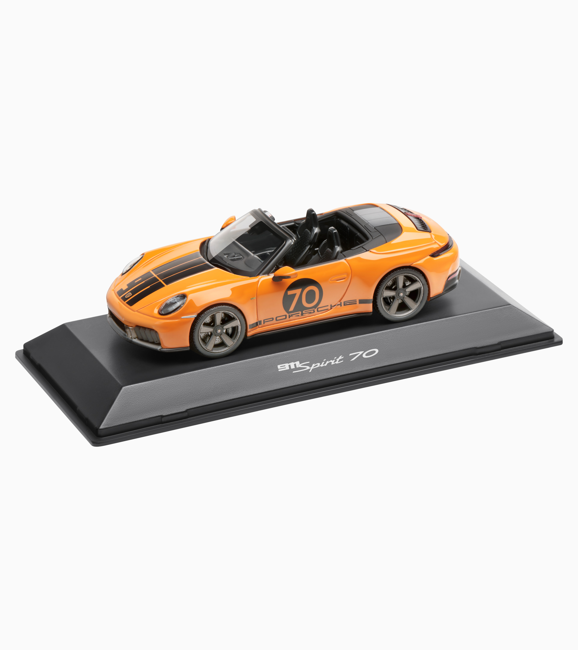 Модель авто Porsche 1:43 signal orange black Porsche 911 Spirit 70